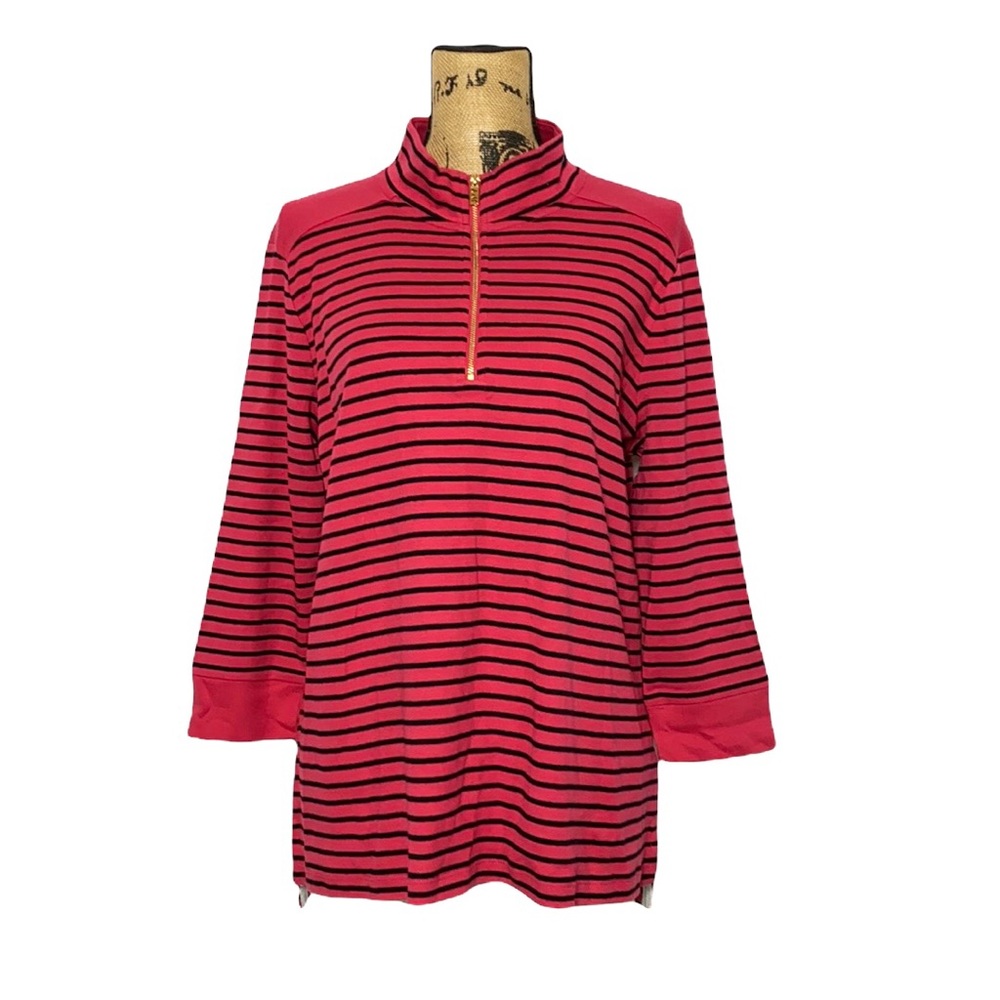 Pink Striped Tunic Top XL